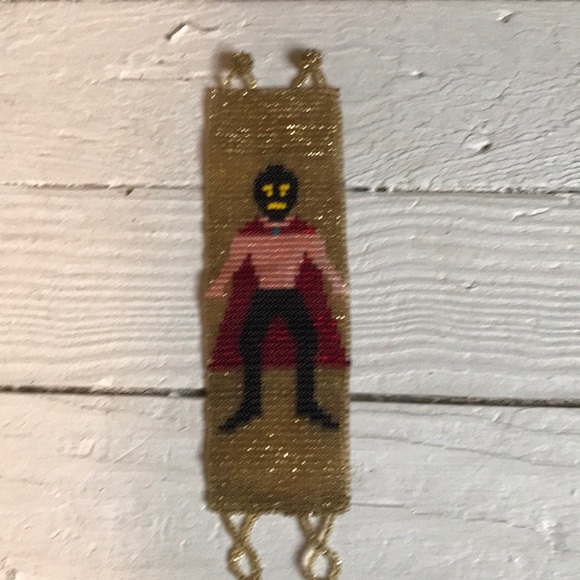 Beaded lucadore bracelet from Mexico - Picture 5 of 5